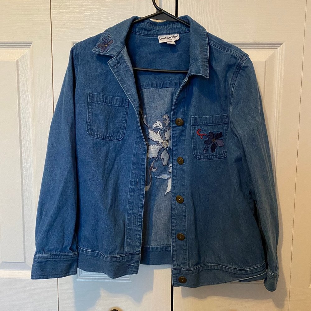 High Quality Embroidered Denim Jacket